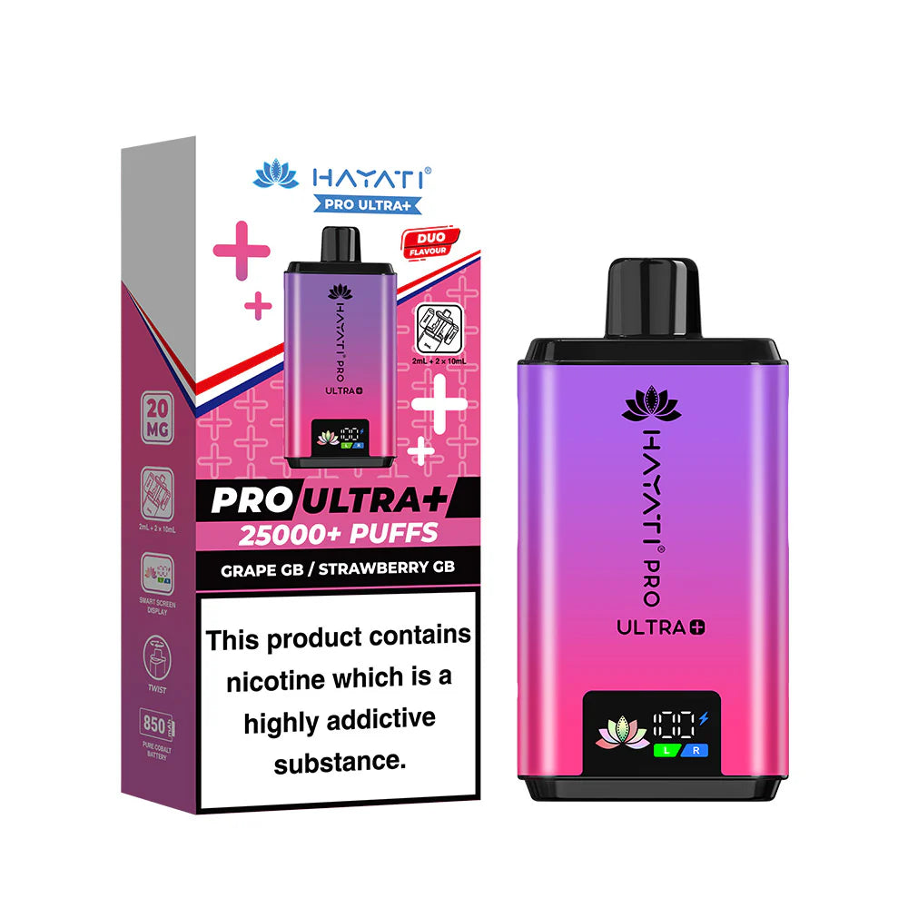 Hayati Pro Ultra+ Kit Grape GB, Strawberry GB
