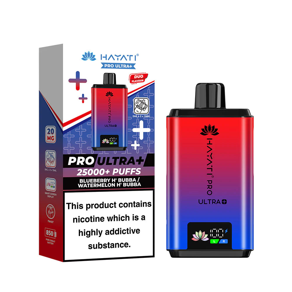 Hayati Pro Ultra+ Kit Blueberry HBubba, Watermelon BG