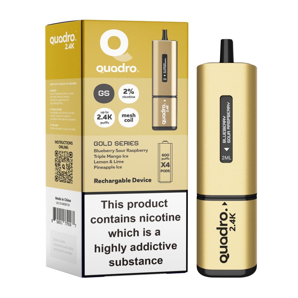 Quadro 2.4K Device Gold Series 20mg
