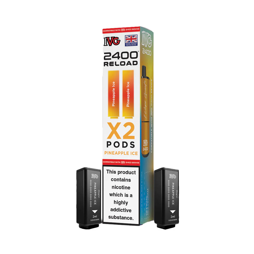 IVG 2400 Reload 2 Pod Pack Pineapple Ice