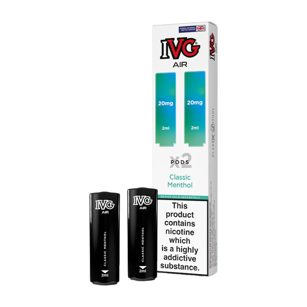 IVG Air Pro Pods Classic Menthol 20mg 2pk