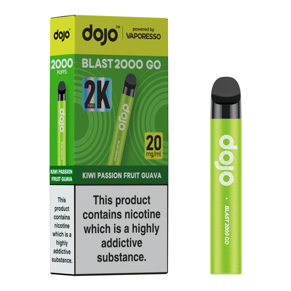 Dojo Blast Go 2k Kit Kiwi Passionfruit Guava