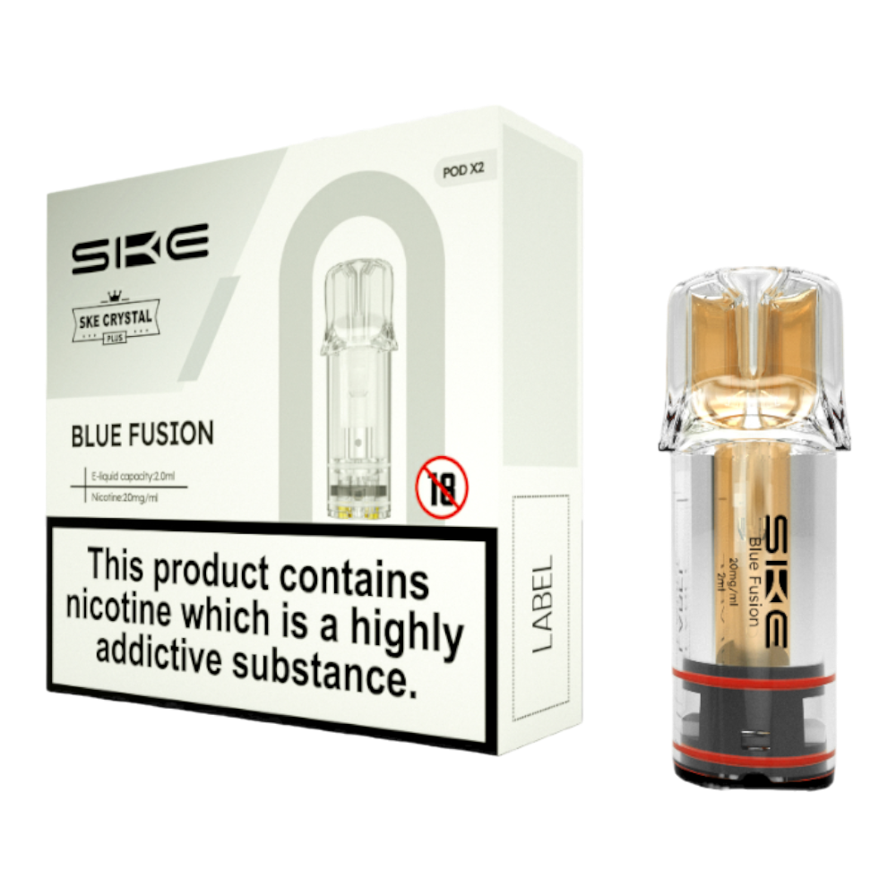 SKE Crystal Plus Pods 20mg - Blue Fusion