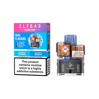 ELFBar DUAL 10K Pods Blue Edition