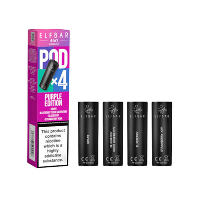 ELFBAR 4in1 Pods x4 Purple Edition