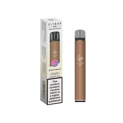 ELFBar 600 Recharge Kit Snoow Tobacco