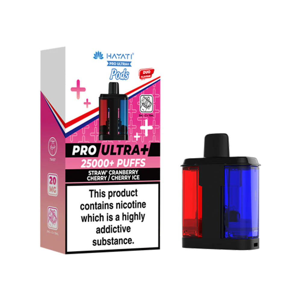 Hayati Pro Ultra+ Refill Pod Strawberry Cranberry Cherry, Ice