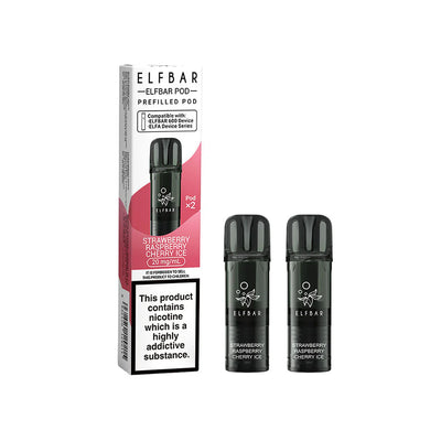 ELFBar 600 Pods Strawberry Raspberry Cherry Ice