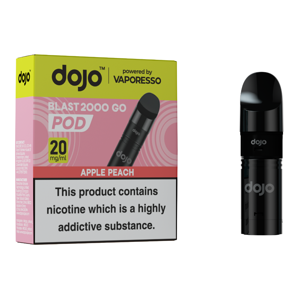 Dojo Blast Go 2k Pod Apple Peach