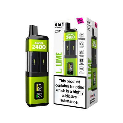Vapes Bars Angel 2400 L.Lime