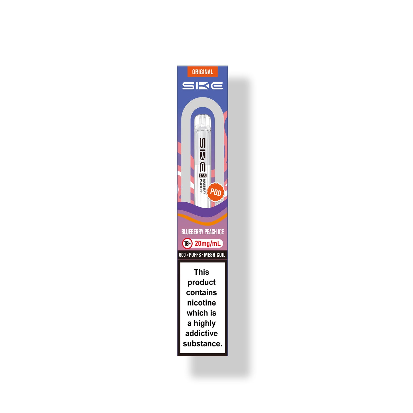 SKE Bar Replacement Pod Blueberry Peach Ice