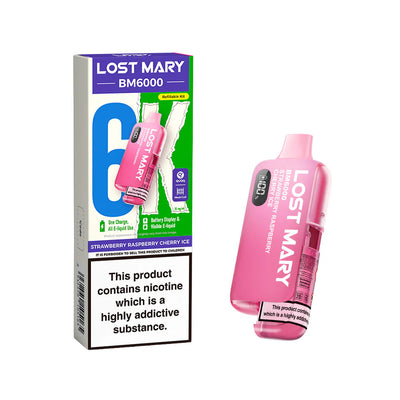 Lost Mary BM6000 Kit V2 Strawberry Raspberry Cherry Ice
