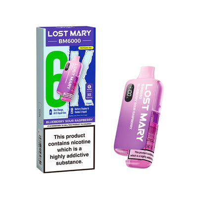 Lost Mary BM6000 Kit V2 Blueberry Sour Raspberry