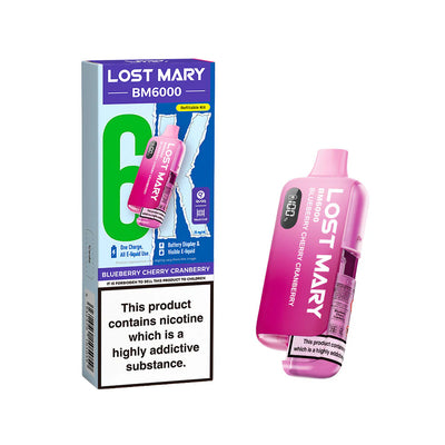Lost Mary BM6000 Kit V2 Blueberry Cherry Cranberry