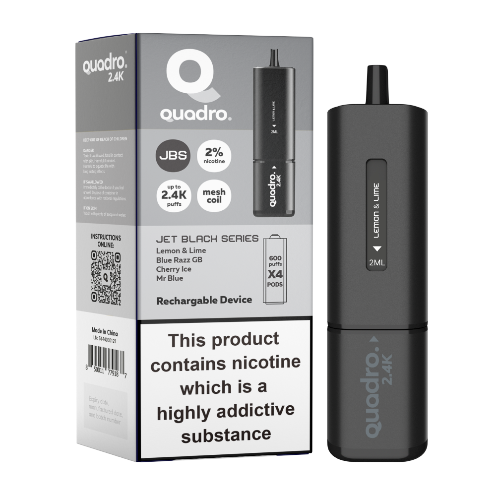 Quadro 2.4K Device Jet Black Series 20mg