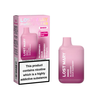 Lost Mary BM600 Recharge Kit Blueberry Sour Raspberry