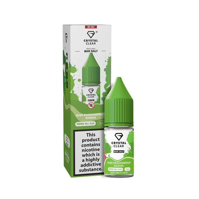 Crystal Clear 10ml Kiwi Passion Fruit Guava 20mg