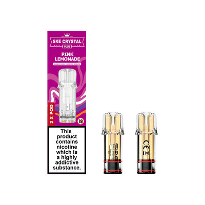 SKE Crystal Plus Pods 20mg  Pink Lemonade