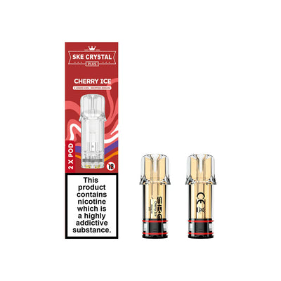 SKE Crystal Plus Pods 20mg  Cherry Ice