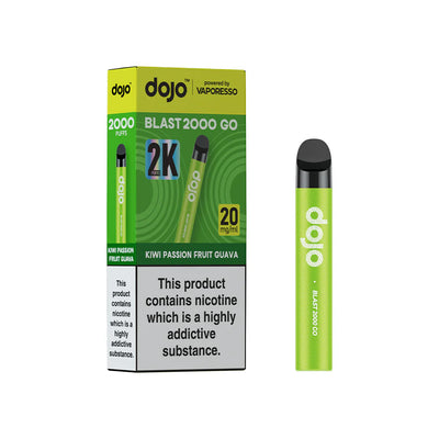 Dojo Blast Go 2k Kit Kiwi Passionfruit Guava