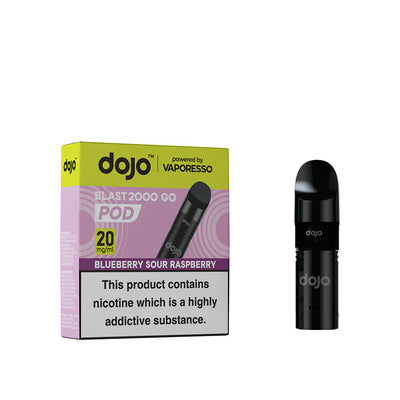Dojo Blast Go 2k Pod Blueberry Sour Raspberry