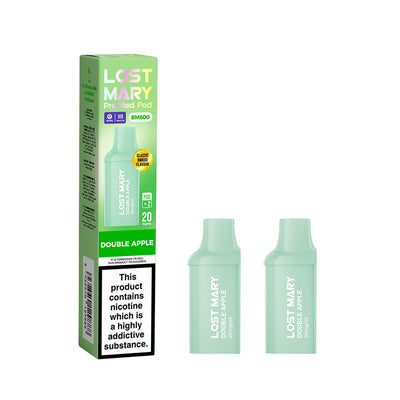 Lost Mary BM600 Recharge 2x Pods Double Apple