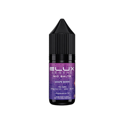 Elux Legends Nic Salts Grape Berry 10mg