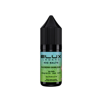 Elux Legends Nic Salts Blueberry Bubblegum 10mg