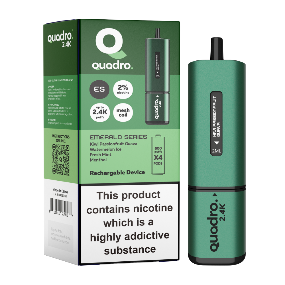 Quadro 2.4K Device Emerald Series 20mg