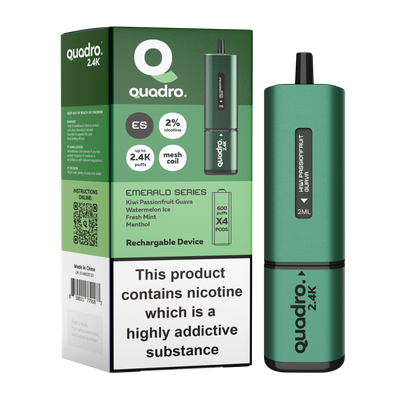 Quadro 2.4K Device Emerald Series 20mg