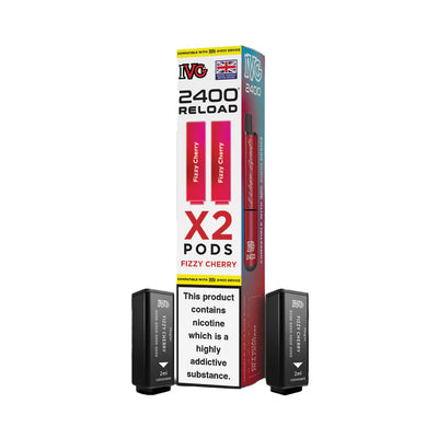 IVG 2400 Reload 2 Pod Pack Fizzy Cherry