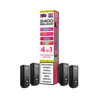 IVG 2400 Reload 4 Pod Pack Watermelon Edition