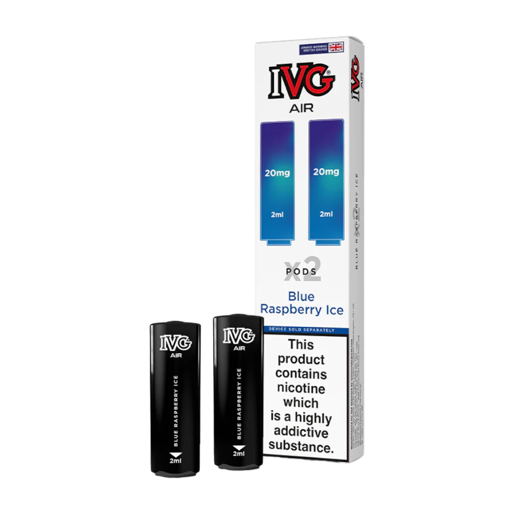 IVG Air Pro Pods Blue Raspberry Ice 20mg 2pk