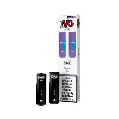 IVG Air Pro Pods Grape Ice 20mg 2pk