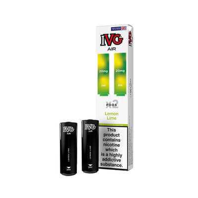 IVG Air Pro Pods lemon Lime 20mg 2pk