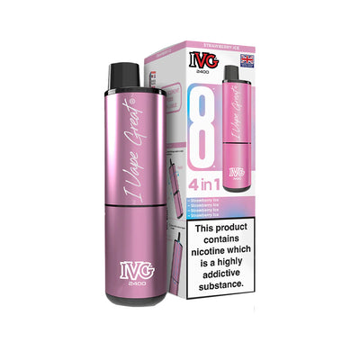 IVG 2400 Recharge Kit Strawberry Ice