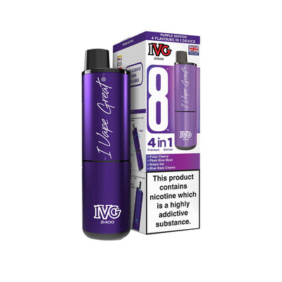IVG 2400 Recharge Kit Purple Edition