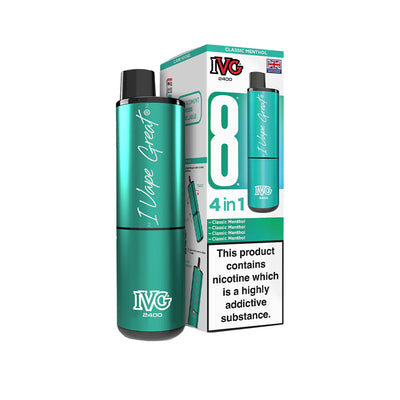 IVG 2400 Recharge Kit Classic Menthol