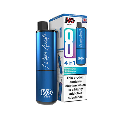 IVG 2400 Recharge Kit Blueberry Fusion