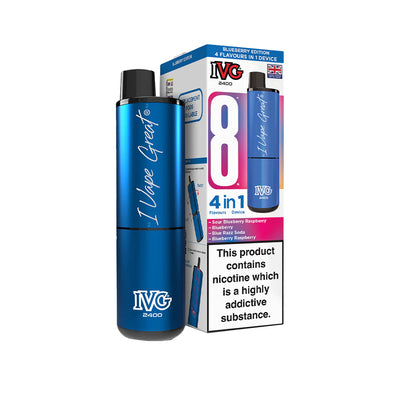 IVG 2400 Recharge Kit Blueberry Edition