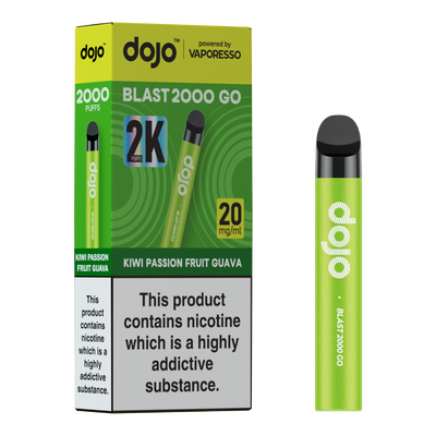 Dojo Blast Go 2k Kit Kiwi Passionfruit Guava