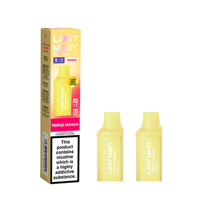 Lost Mary BM600 Recharge 2x Pods Triple Mango