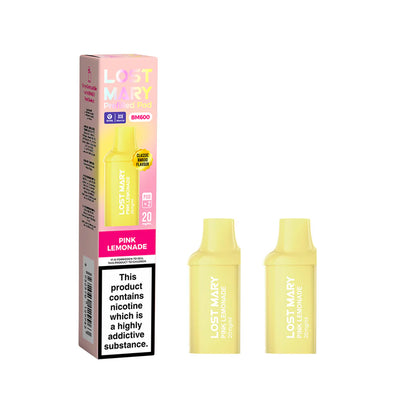 Lost Mary BM600 Recharge 2x Pods Pink Lemonade