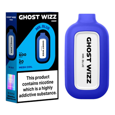 Vapes Bars Ghost Wizz Mr Blue 20mg