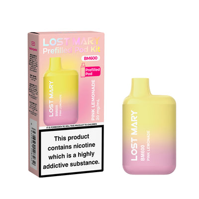 Lost Mary BM600 Recharge Kit Pink Lemonade