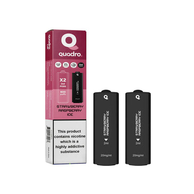 Quadro 2.4K Pods Strawberry Ice 20mg