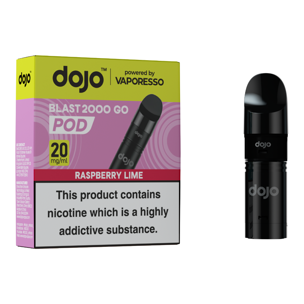 Dojo Blast Go 2k Pod Raspberry Lime