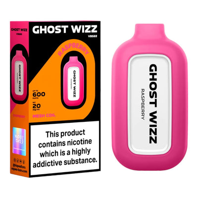 Vapes Bars Ghost Wizz Raspberry 20mg