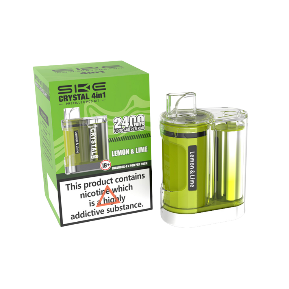 SKE Crystal 4In1 Kit Lemon & Lime 20mg