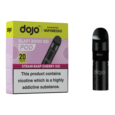 Dojo Blast Go 2k Pod Strawberry Raspberry Cherry Ice